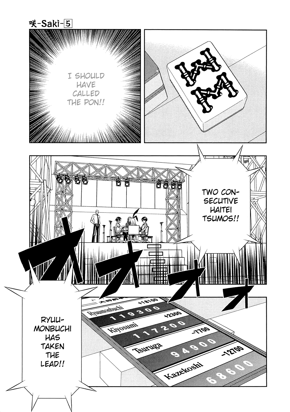 Saki Chapter 37 page 12 - Chapter 37: Haitei