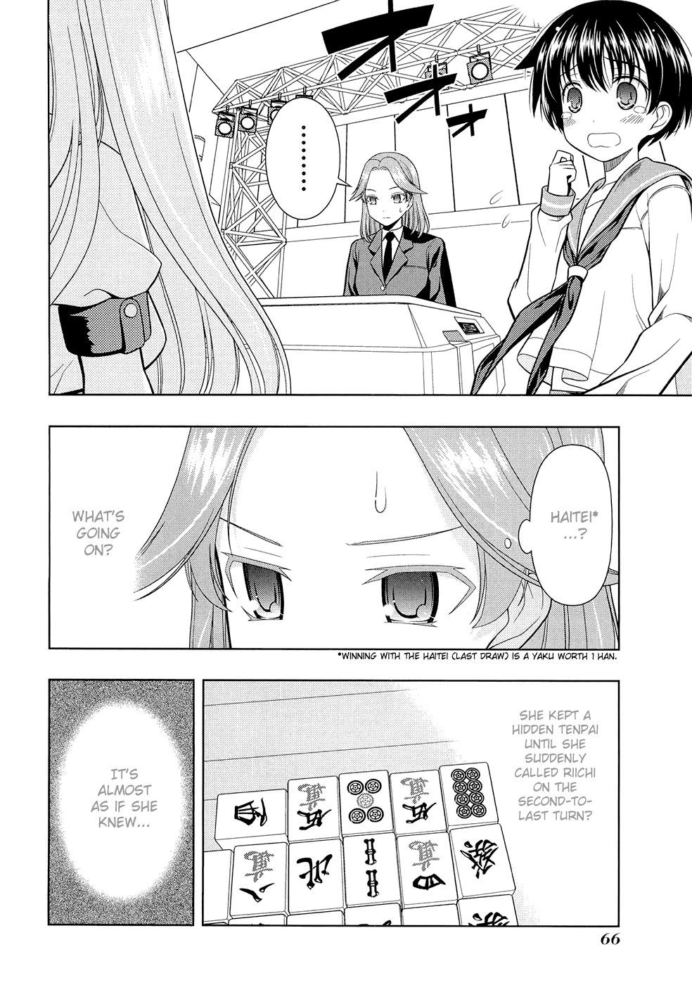 Saki Chapter 37 page 2 - Chapter 37: Haitei