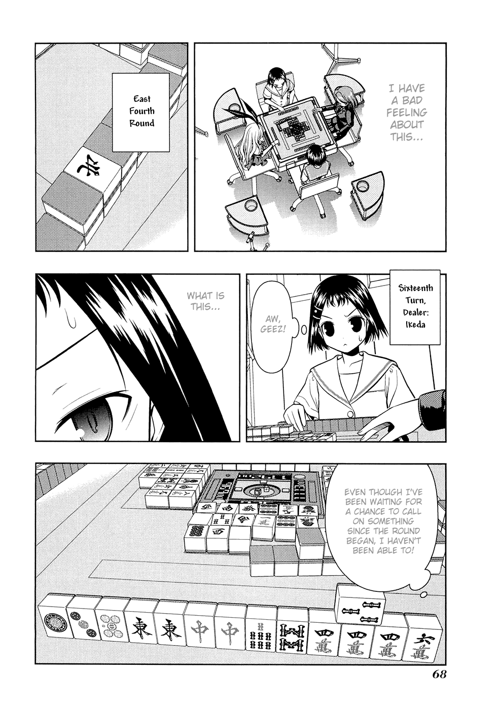 Saki Chapter 37 page 4 - Chapter 37: Haitei