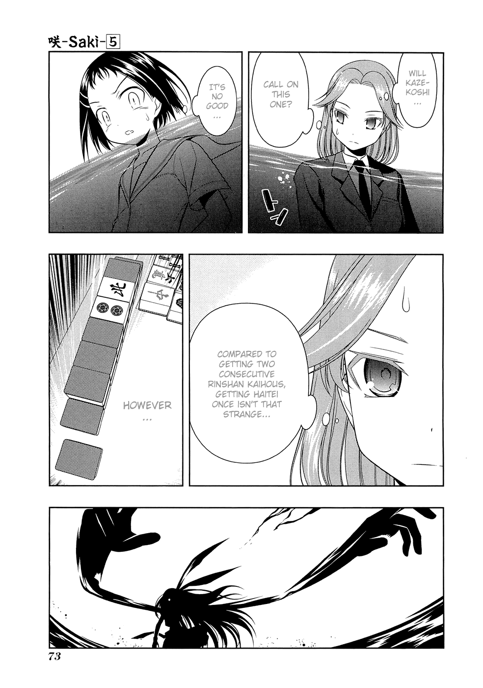 Saki Chapter 37 page 9 - Chapter 37: Haitei
