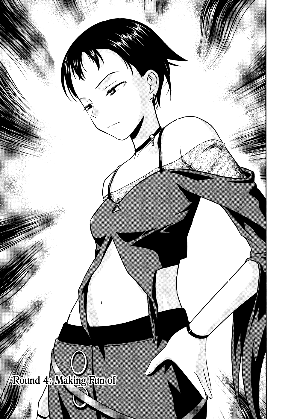 Saki Chapter 4 page 1 - Chapter 4: Making Fun of