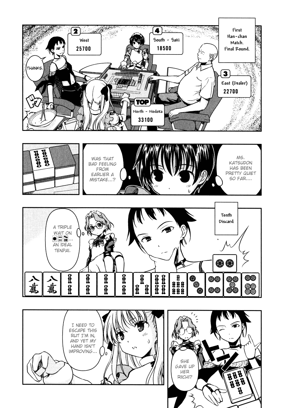 Saki Chapter 4 page 4 - Chapter 4: Making Fun of