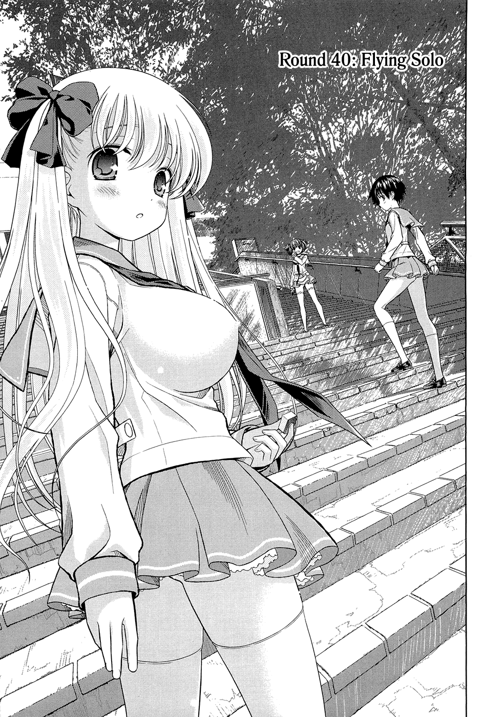 Saki Chapter 40 page 1 - Chapter 40: Flying Solo
