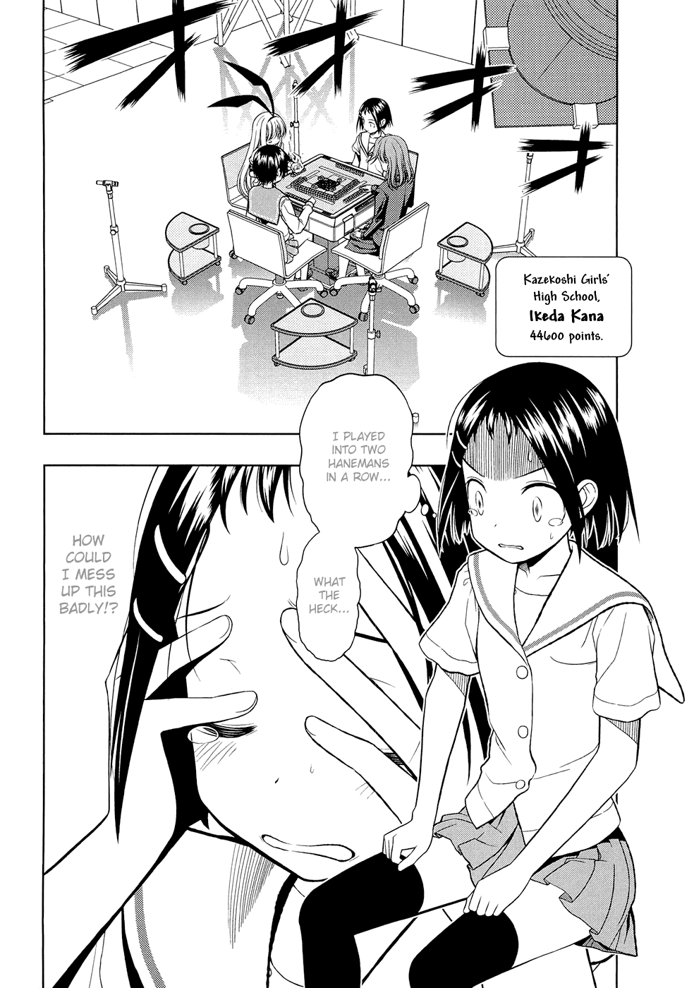Saki Chapter 40 page 2 - Chapter 40: Flying Solo