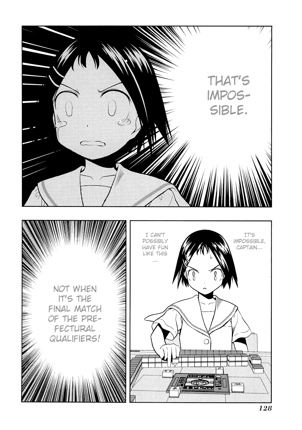 Saki Chapter 40 page 4 - Chapter 40: Flying Solo