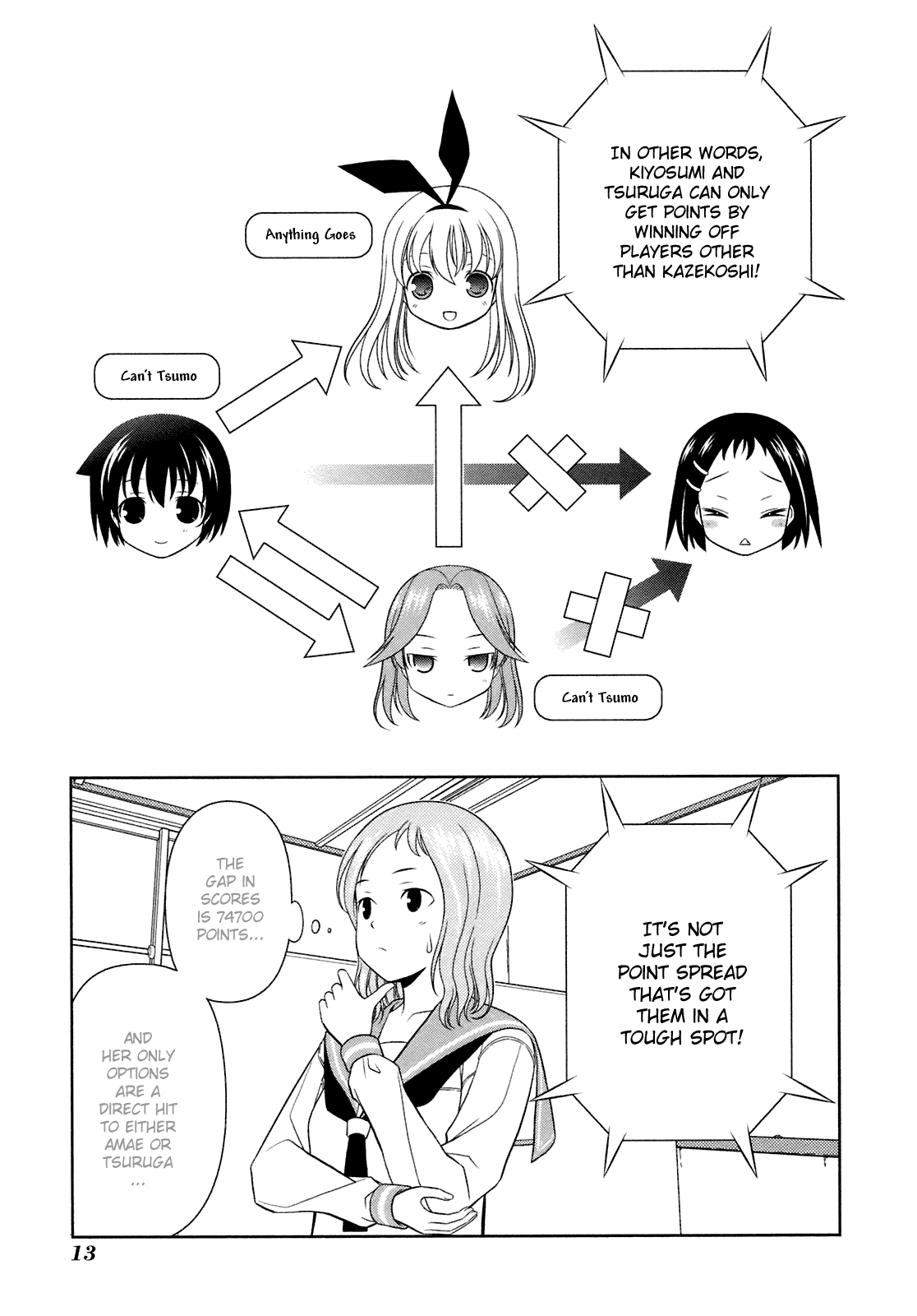 Saki Chapter 43 page 15 - Chapter 43: Crisis