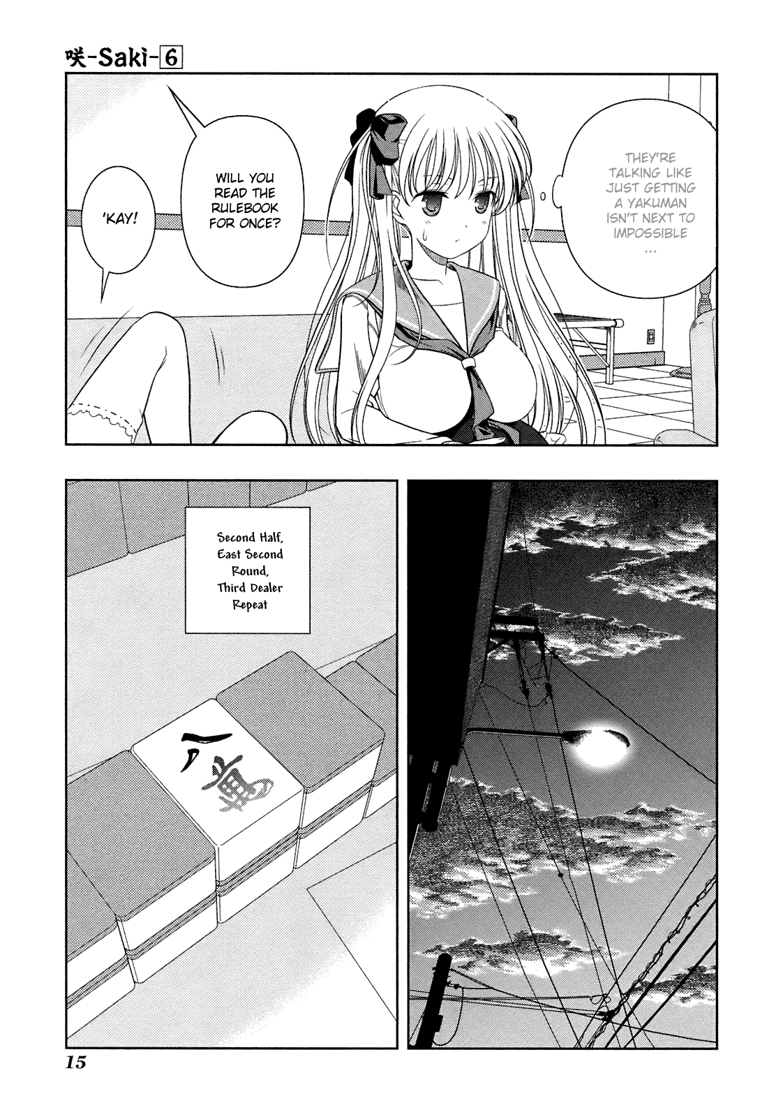 Saki Chapter 43 page 17 - Chapter 43: Crisis