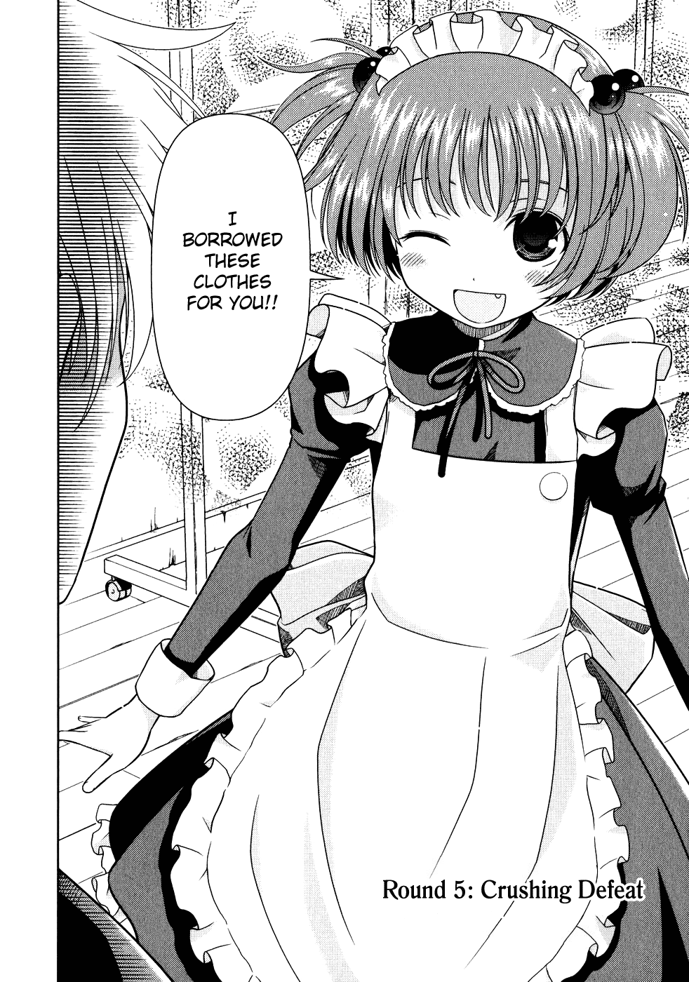 Saki Chapter 5 page 1 - Chapter 5: Crushing Defeat