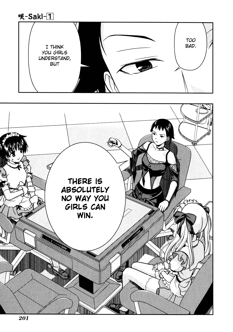 Saki Chapter 5 page 10 - Chapter 5: Crushing Defeat