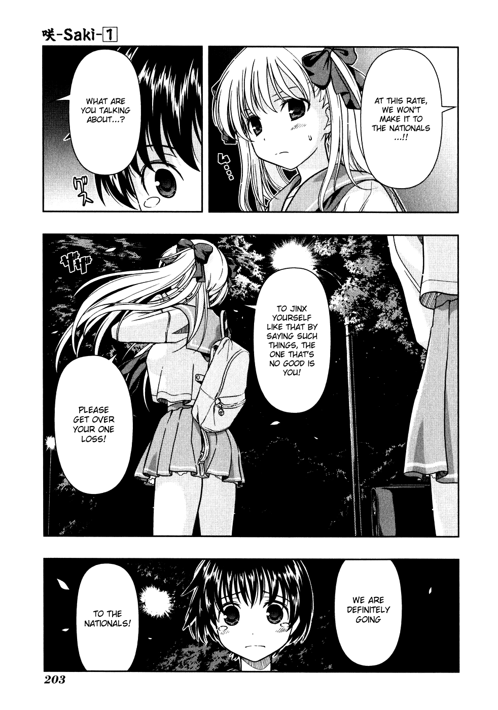 Saki Chapter 5 page 12 - Chapter 5: Crushing Defeat