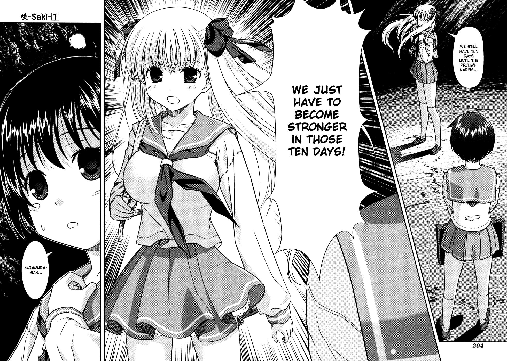 Saki Chapter 5 page 13 - Chapter 5: Crushing Defeat