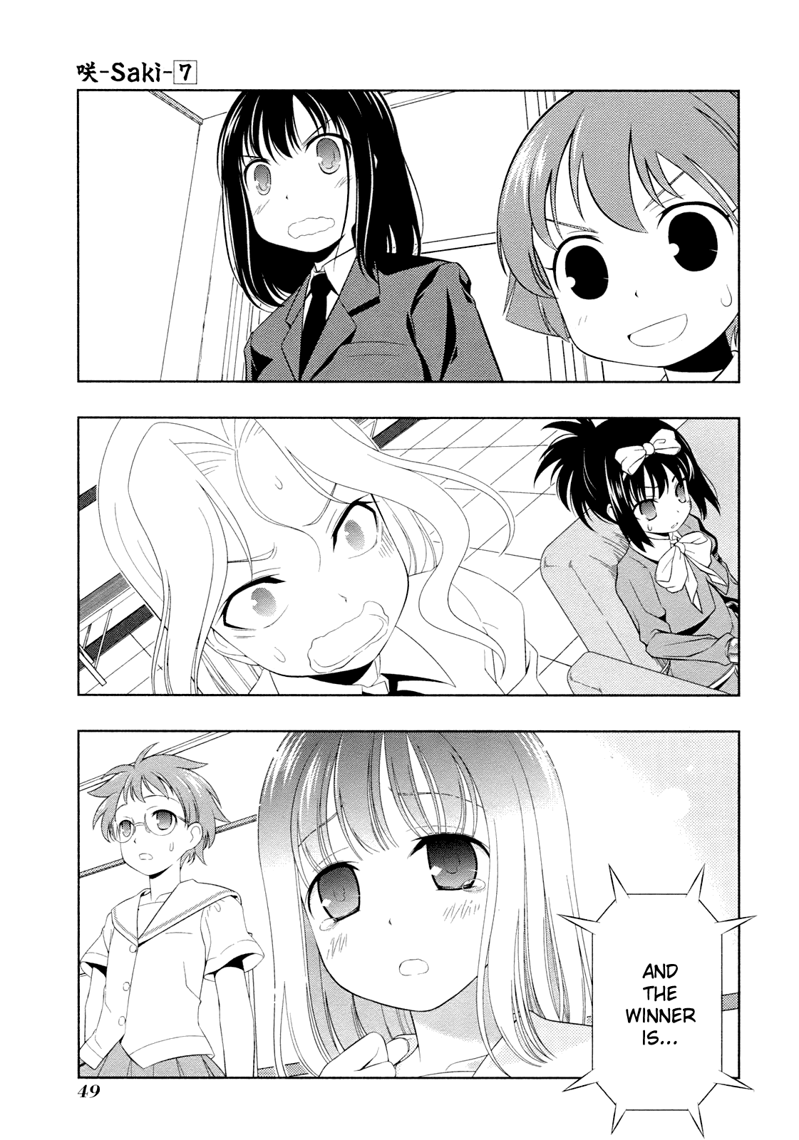 Saki Chapter 53 page 4 - Chapter 53: Victory