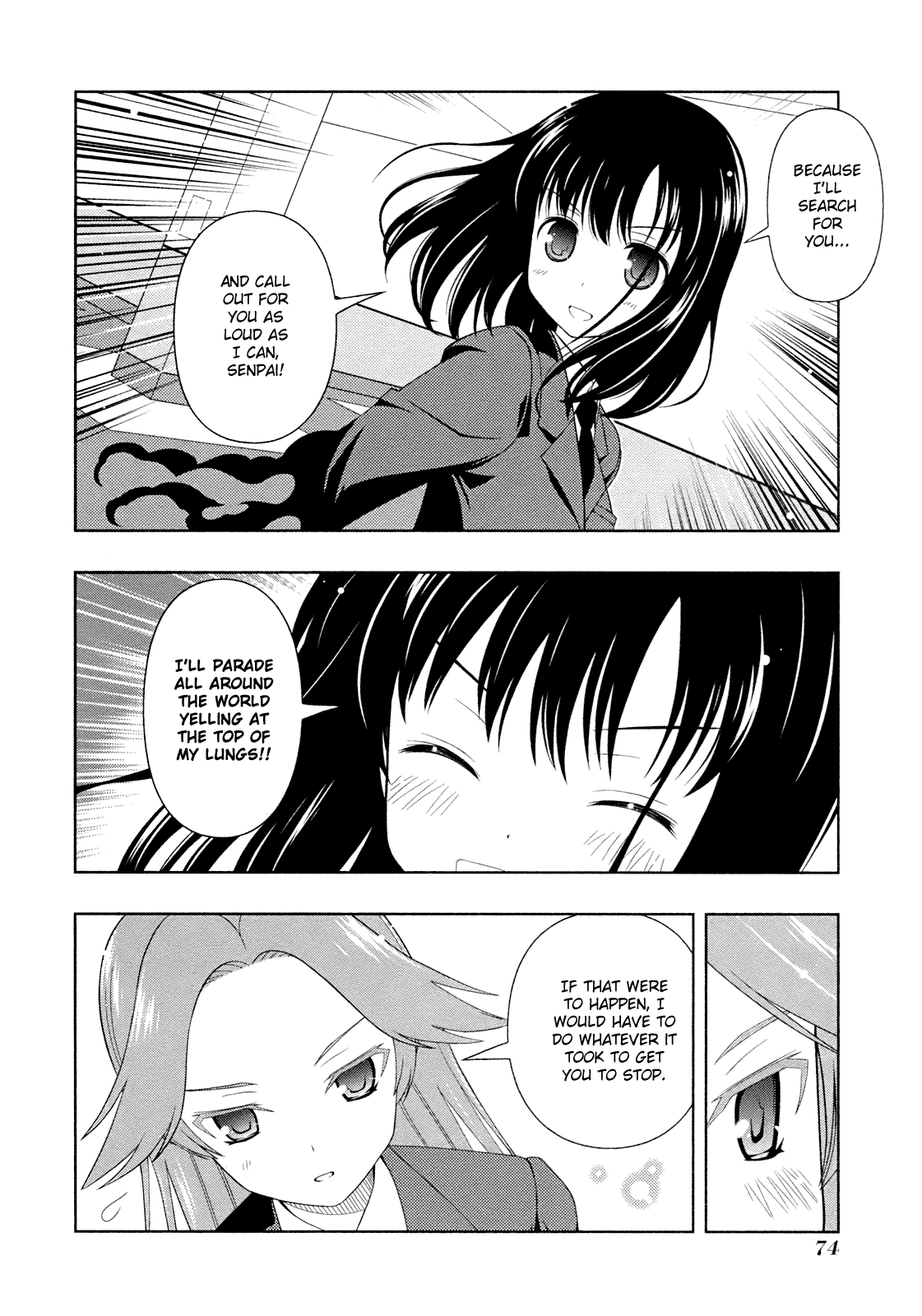 Saki Chapter 55 page 4 - Chapter 55: Sporadic Thoughts
