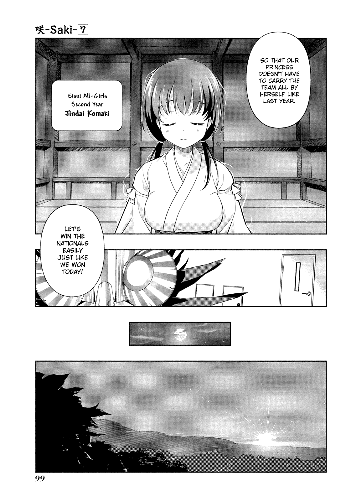 Saki Chapter 56 page 15 - Chapter 56: The Nationals