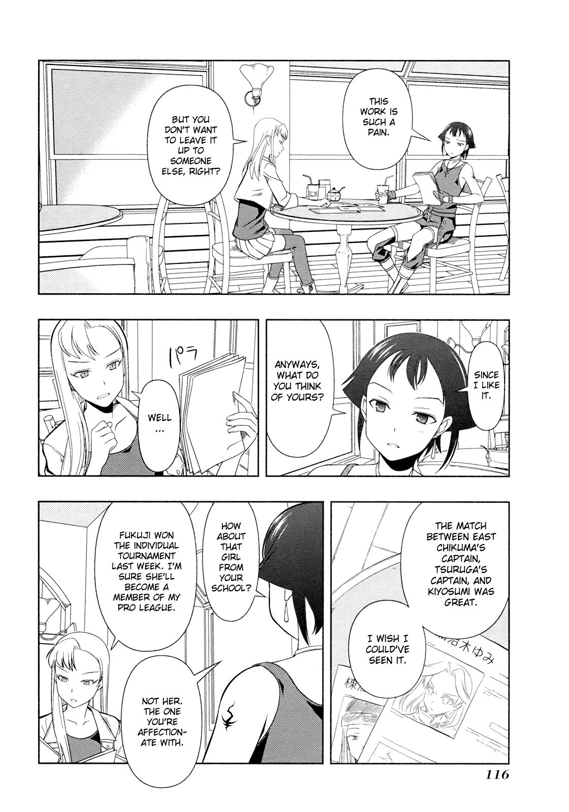 Saki Chapter 57 page 13 - Chapter 57: Four Schools