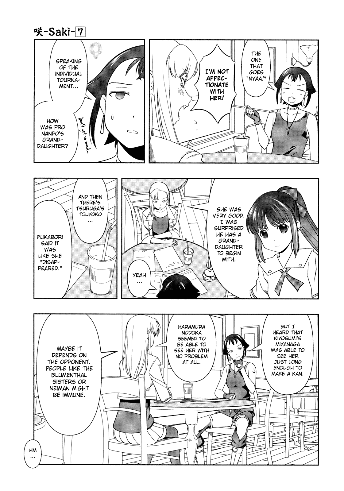 Saki Chapter 57 page 14 - Chapter 57: Four Schools