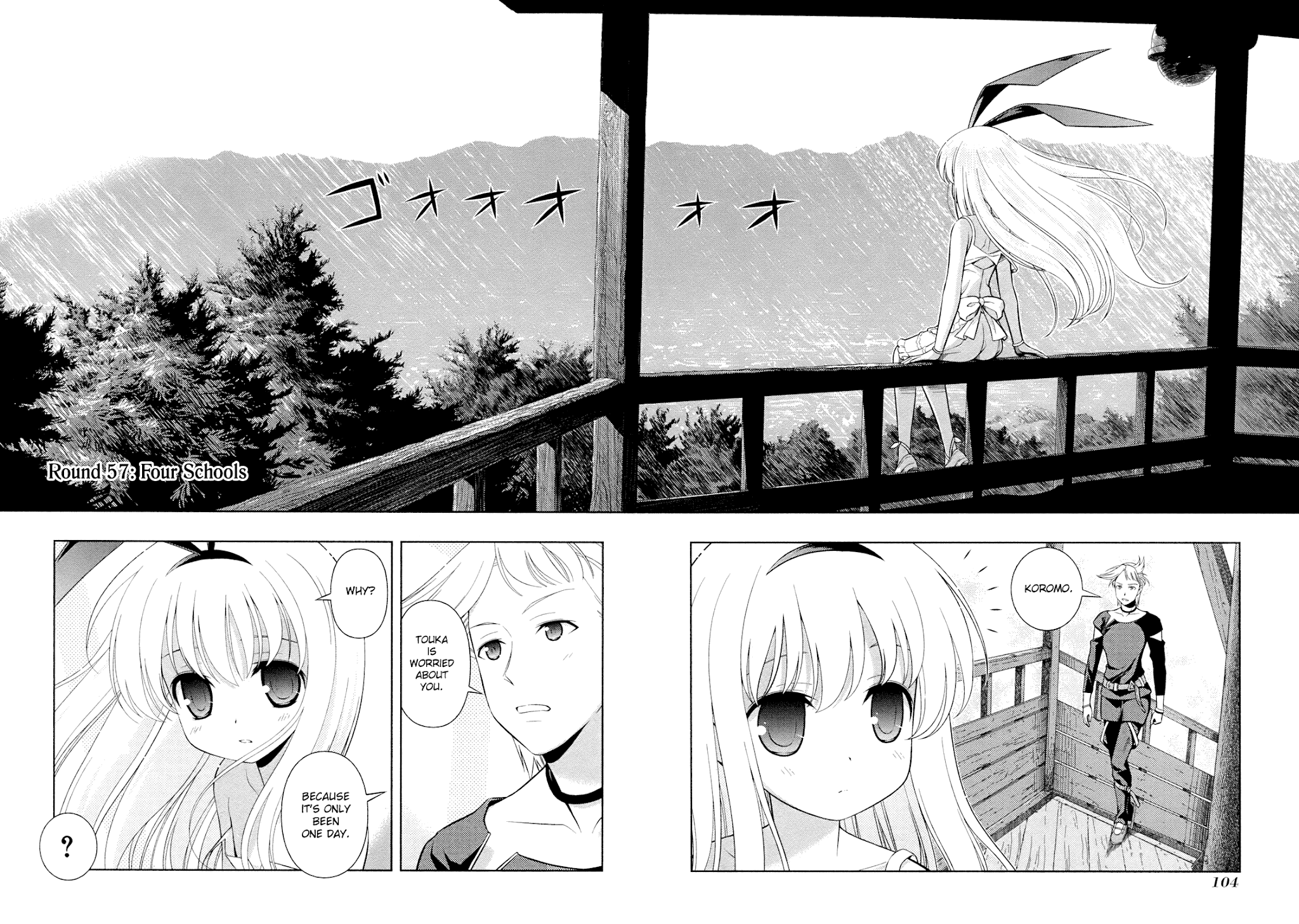 Saki Chapter 57 page 2 - Chapter 57: Four Schools