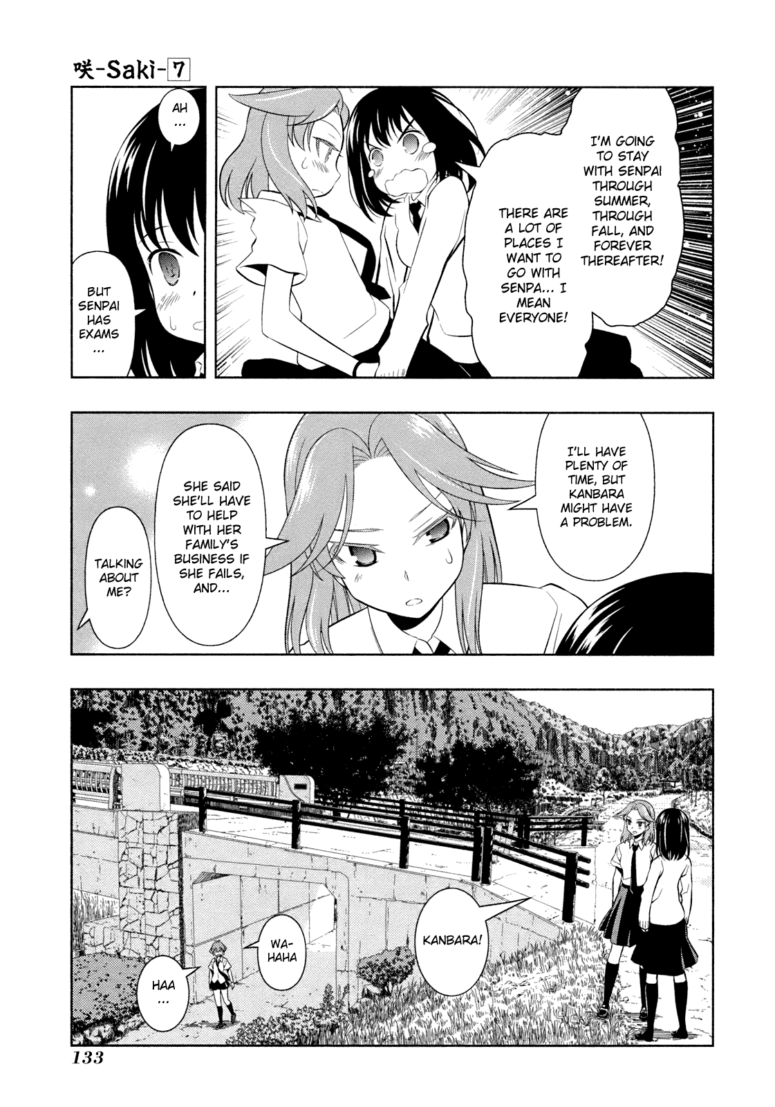Saki Chapter 58 page 8 - Chapter 58: Training Camp