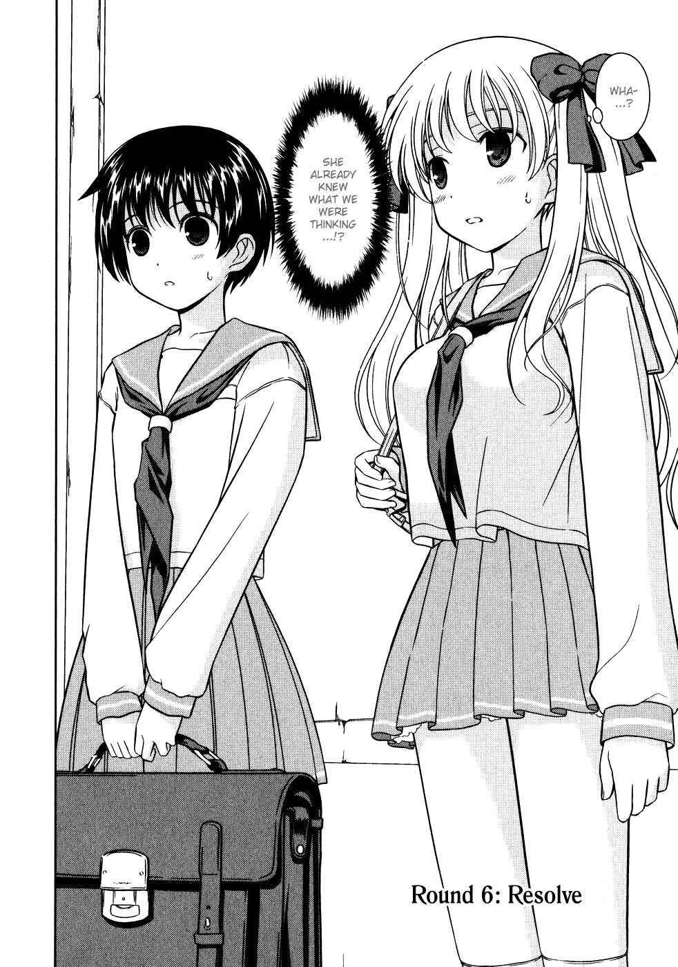 Saki Chapter 6 page 1 - Chapter 6: Resolve