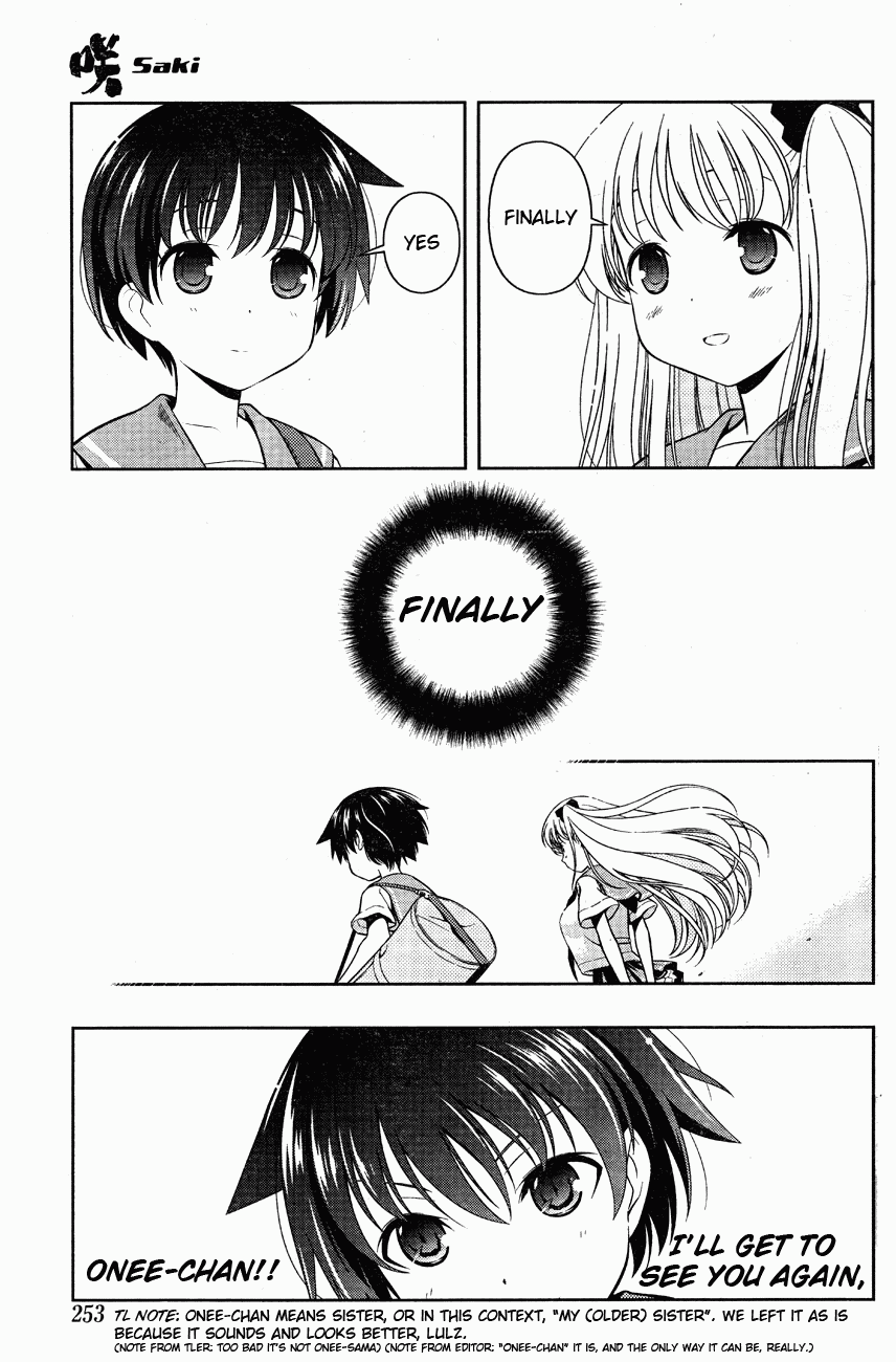 Saki Chapter 64 page 3 - Chapter 64: Proceeding to the Capital