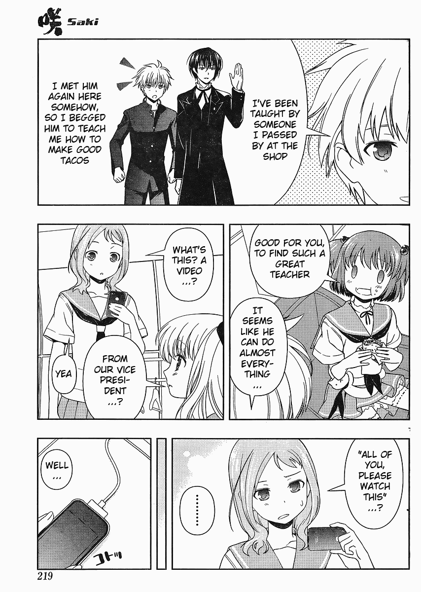 Saki Chapter 67 page 10 - Chapter 67: Cheering