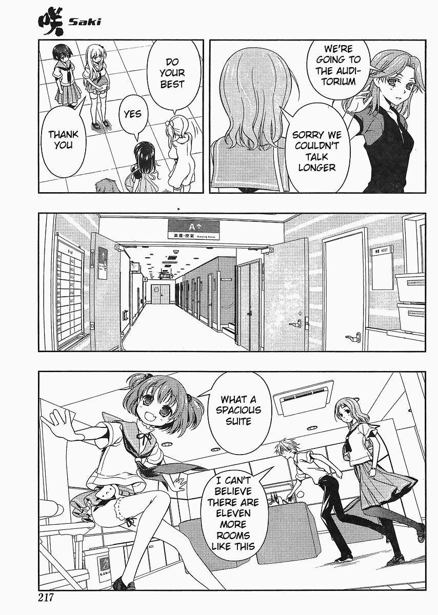 Saki Chapter 67 page 8 - Chapter 67: Cheering