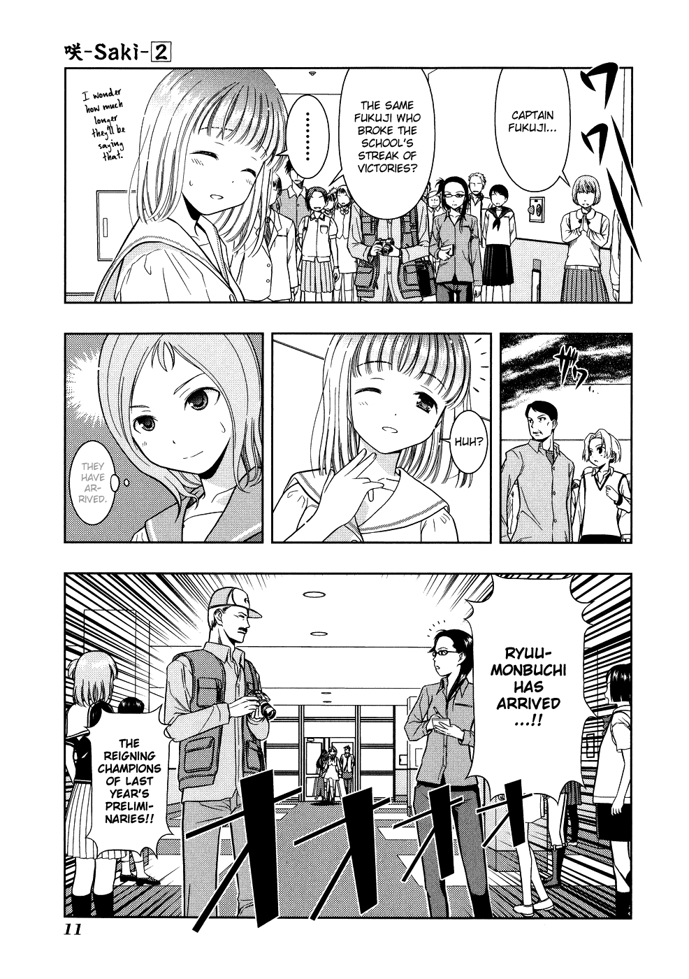 Saki Chapter 7 page 16 - Chapter 7: Preliminaries