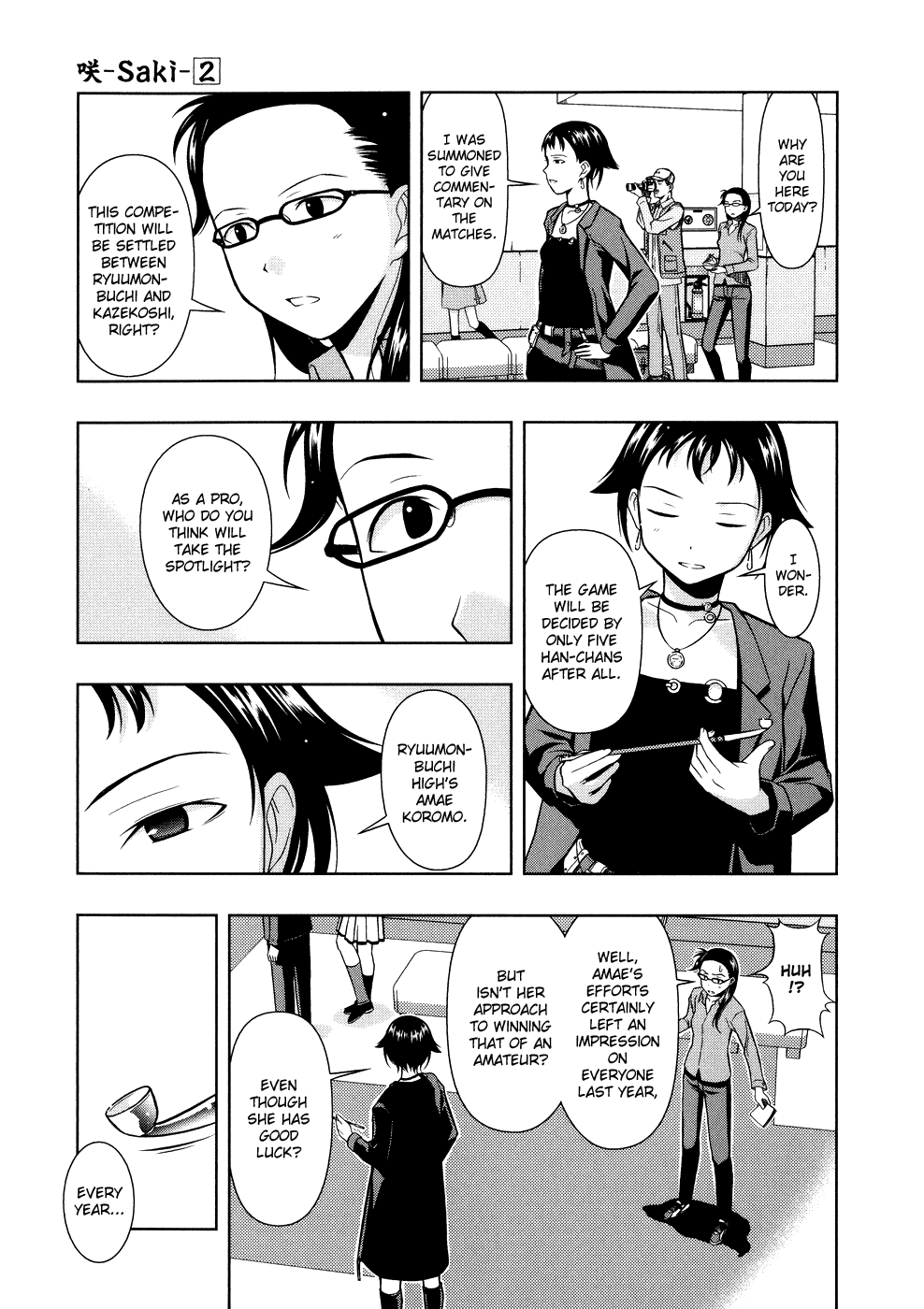Saki Chapter 7 page 20 - Chapter 7: Preliminaries