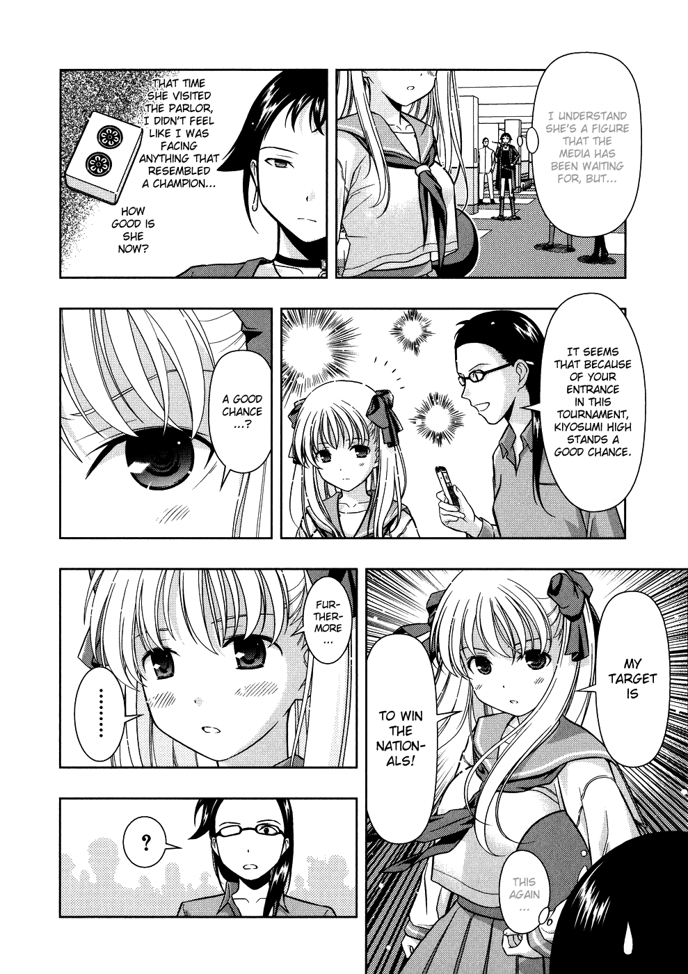 Saki Chapter 7 page 23 - Chapter 7: Preliminaries