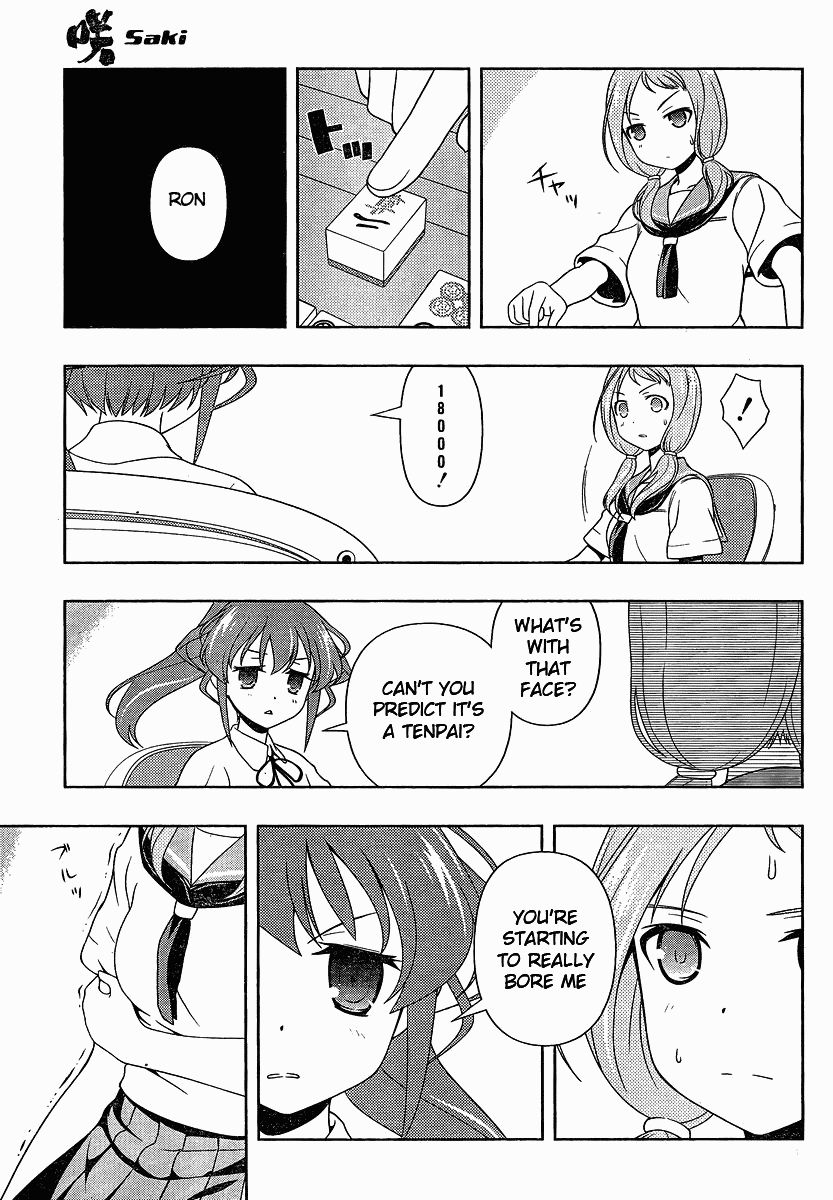 Saki Chapter 77 page 11 - Chapter 77: Atrophy