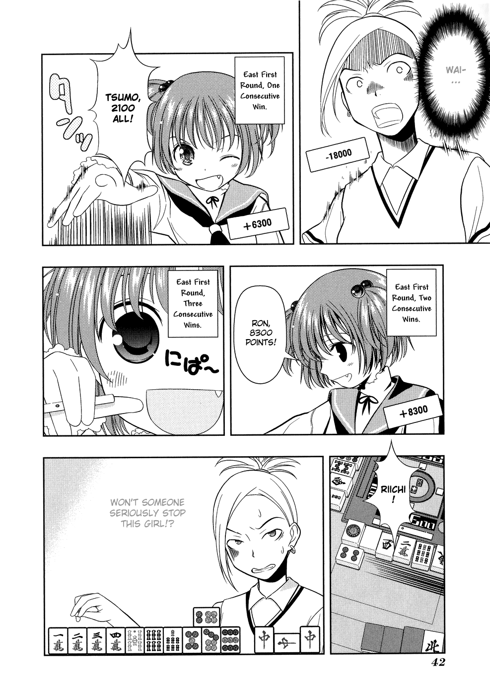 Saki Chapter 8 page 14 - Chapter 8: First Battle