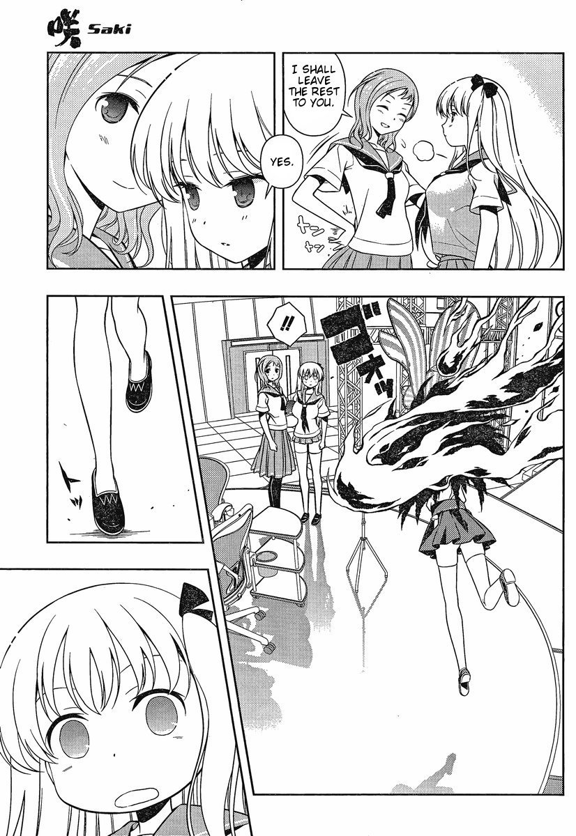 Saki Chapter 81 page 10 - Chapter 81: Attention