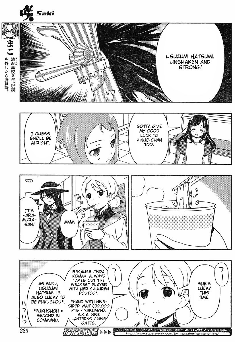 Saki Chapter 81 page 8 - Chapter 81: Attention