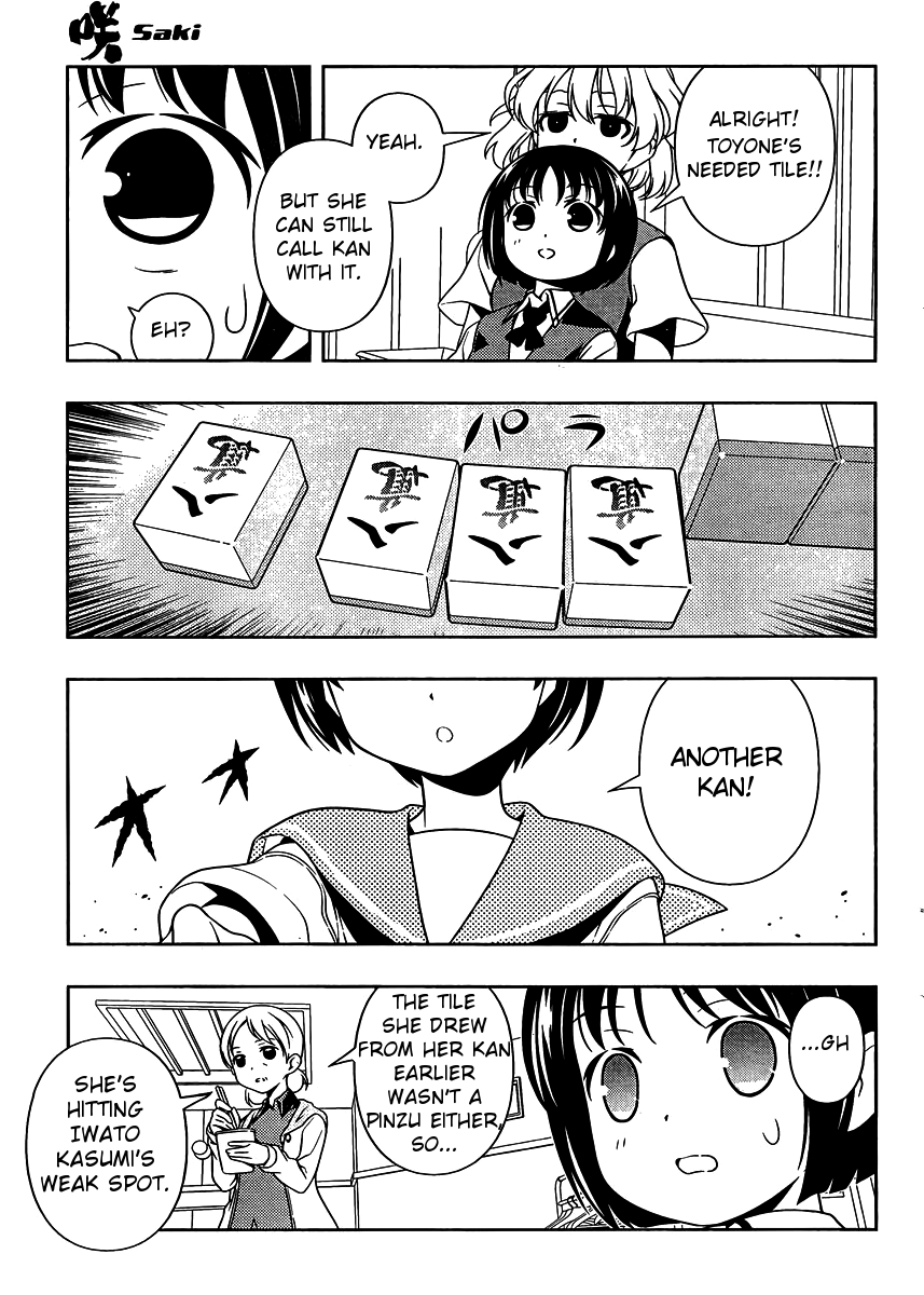 Saki Chapter 97 page 10 - Chapter 97: Three Player Mahjong