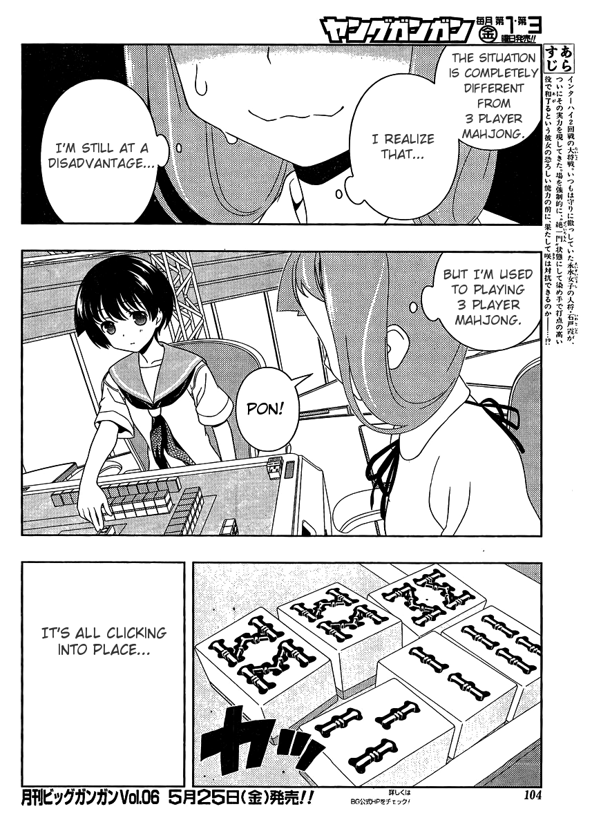 Saki Chapter 97 page 3 - Chapter 97: Three Player Mahjong
