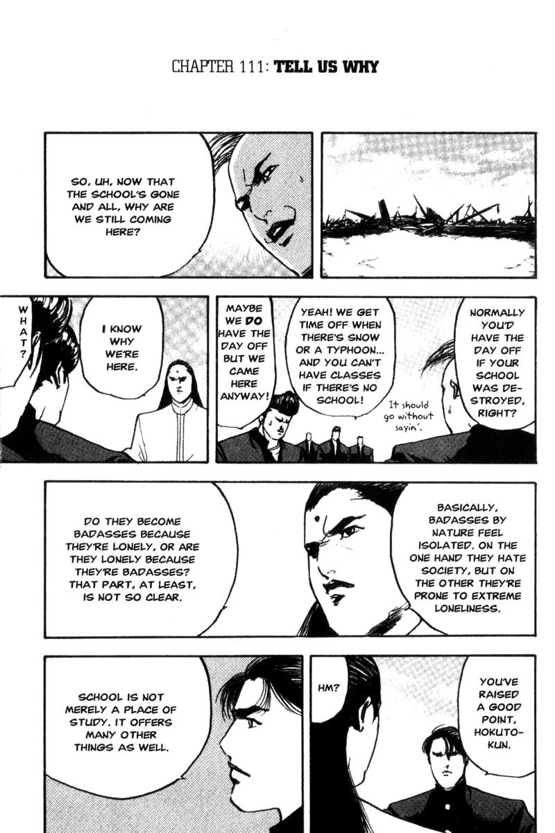 Sakigake!! Cromartie Koukou Chapter 111 page 2 - Chapter 111: Tell Us Why