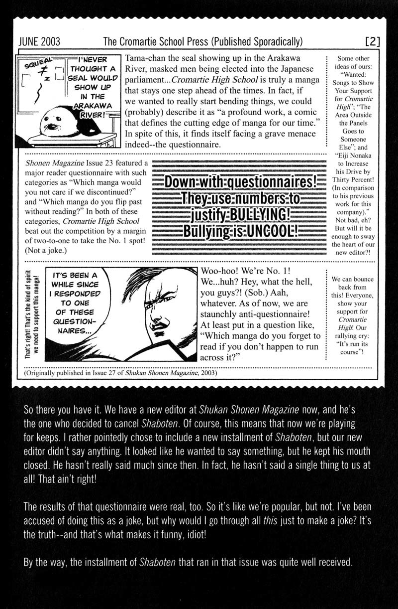 Sakigake!! Cromartie Koukou Chapter 166 page 11 - Chapter 166: Hold Me Now