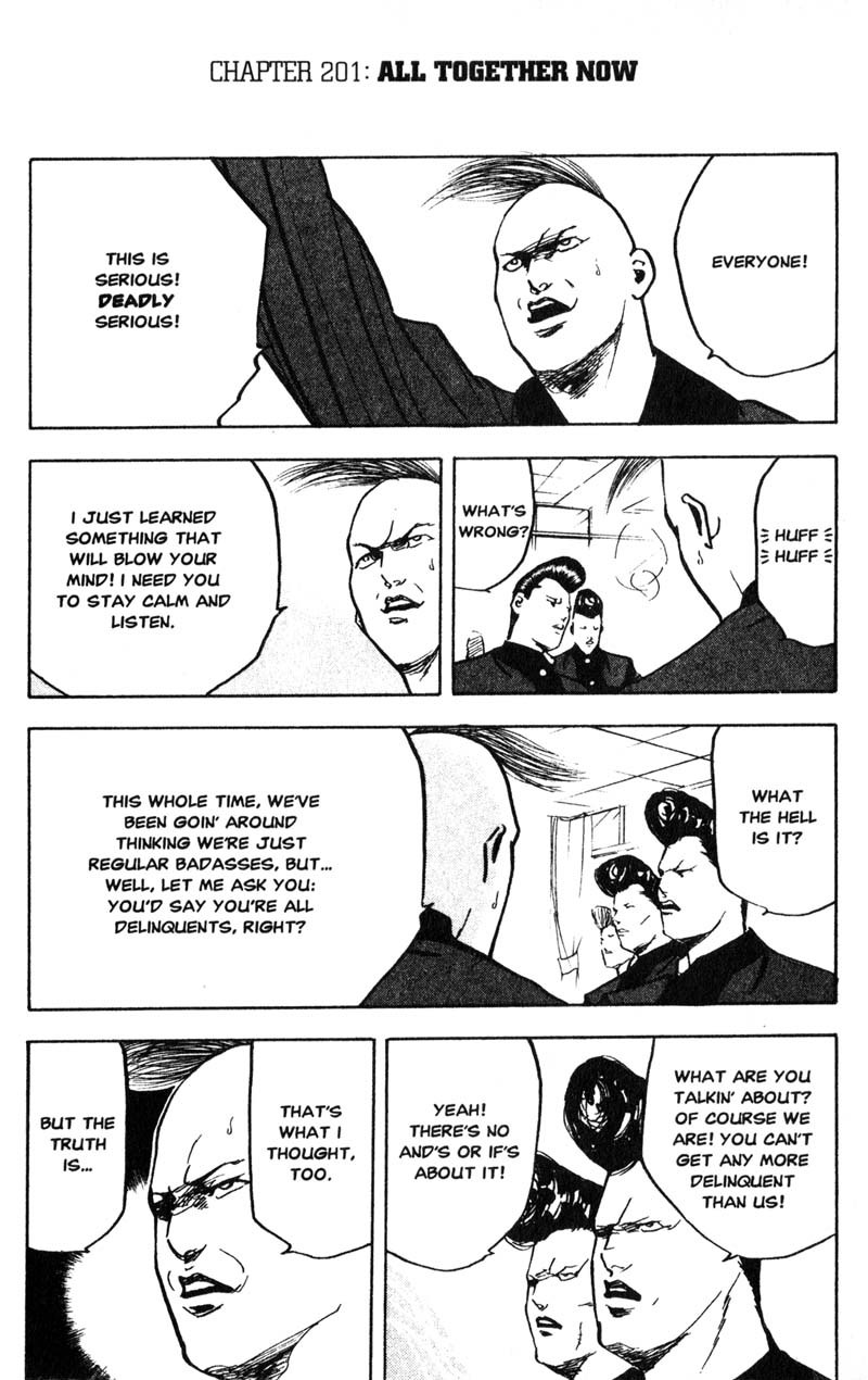 Sakigake!! Cromartie Koukou Chapter 201 page 2 - Chapter 201: All Together Now