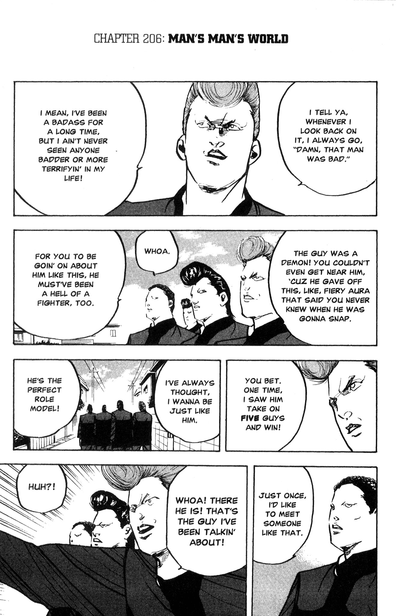 Sakigake!! Cromartie Koukou Chapter 206 page 1 - Chapter 206: Man's Man's World