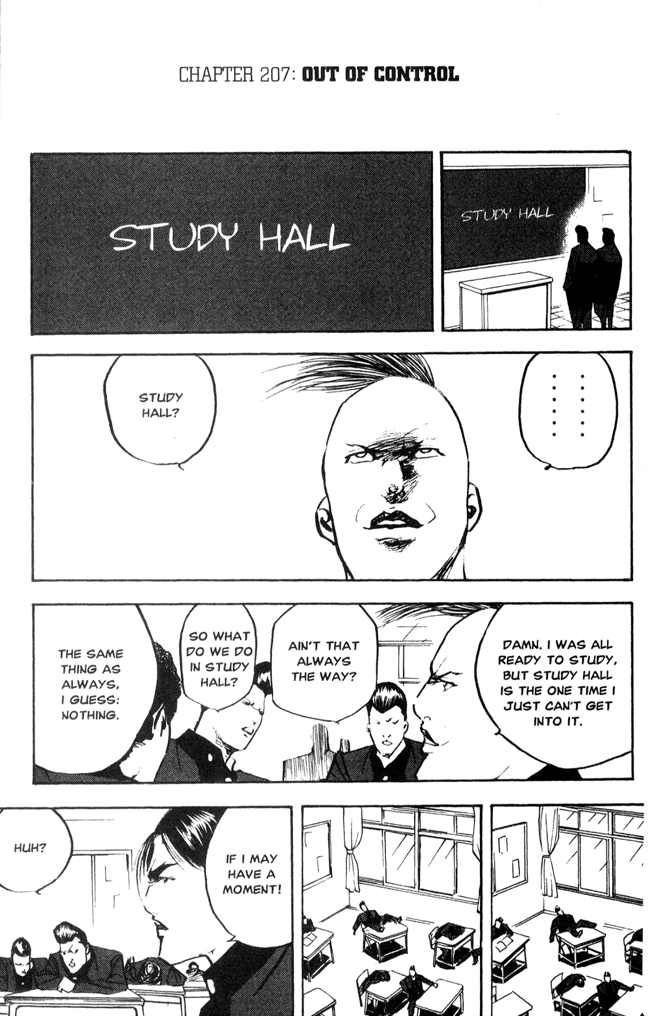 Sakigake!! Cromartie Koukou Chapter 207 page 1 - Chapter 207: Out of Control