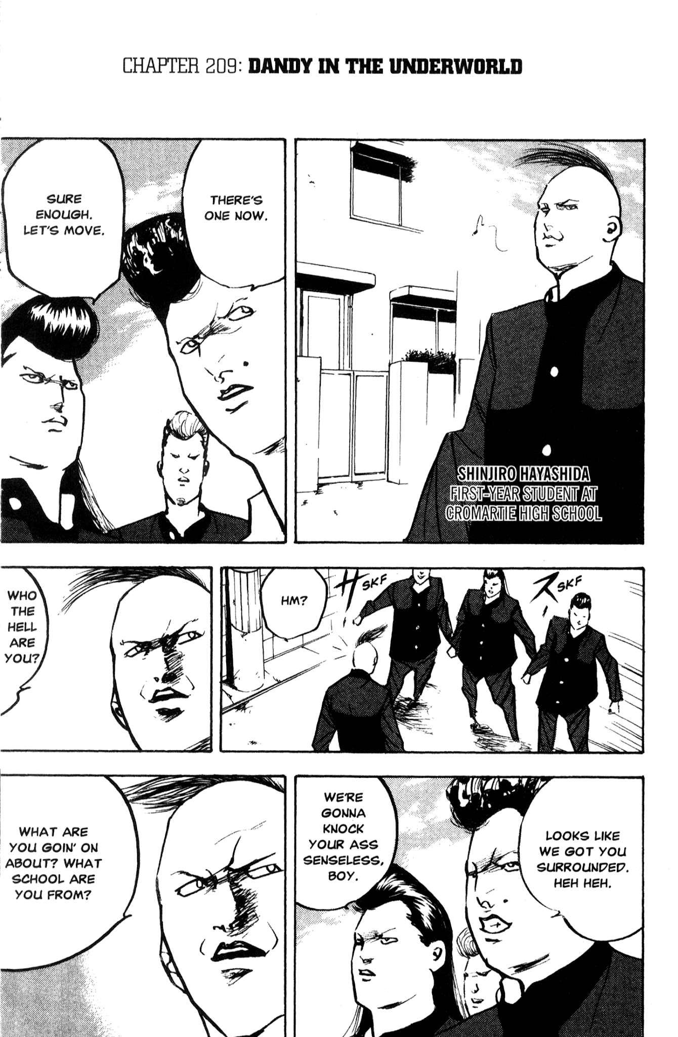 Sakigake!! Cromartie Koukou Chapter 209 page 1 - Chapter 209: Dandy In The Underworld