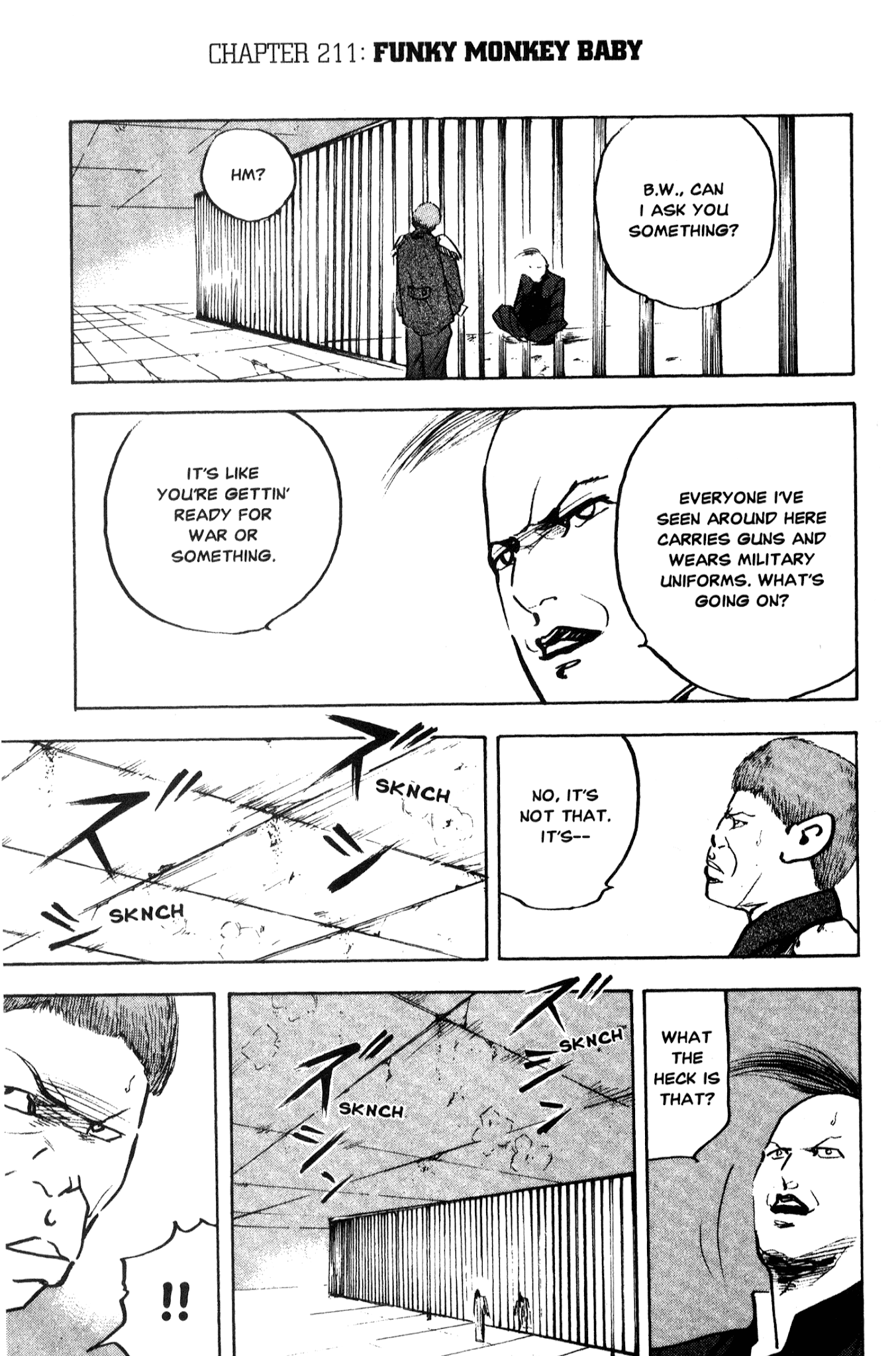 Sakigake!! Cromartie Koukou Chapter 211 page 1 - Chapter 211: Funky Monkey Baby