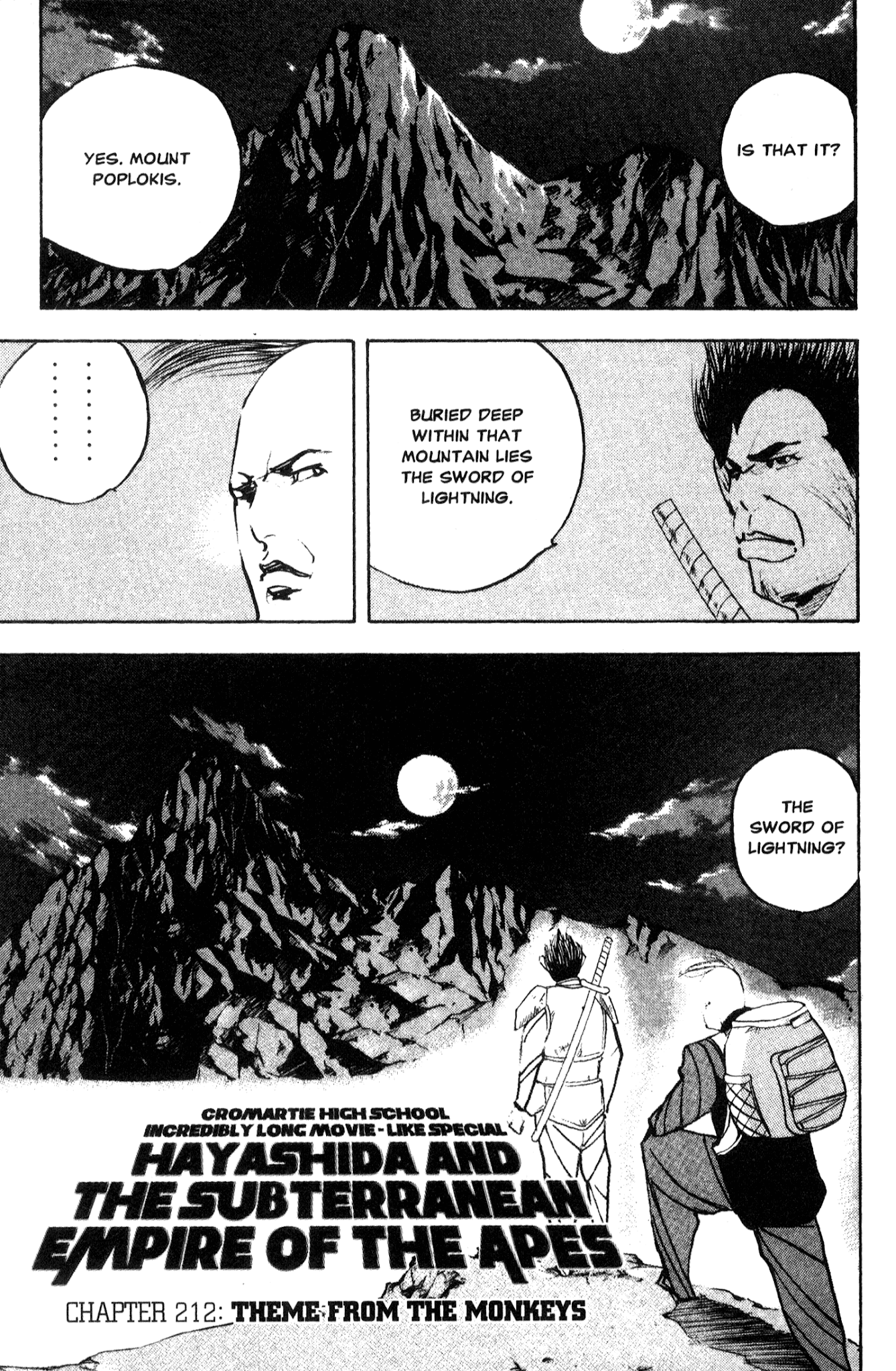 Sakigake!! Cromartie Koukou Chapter 212 page 1 - Chapter 212: Theme From The Monkeys