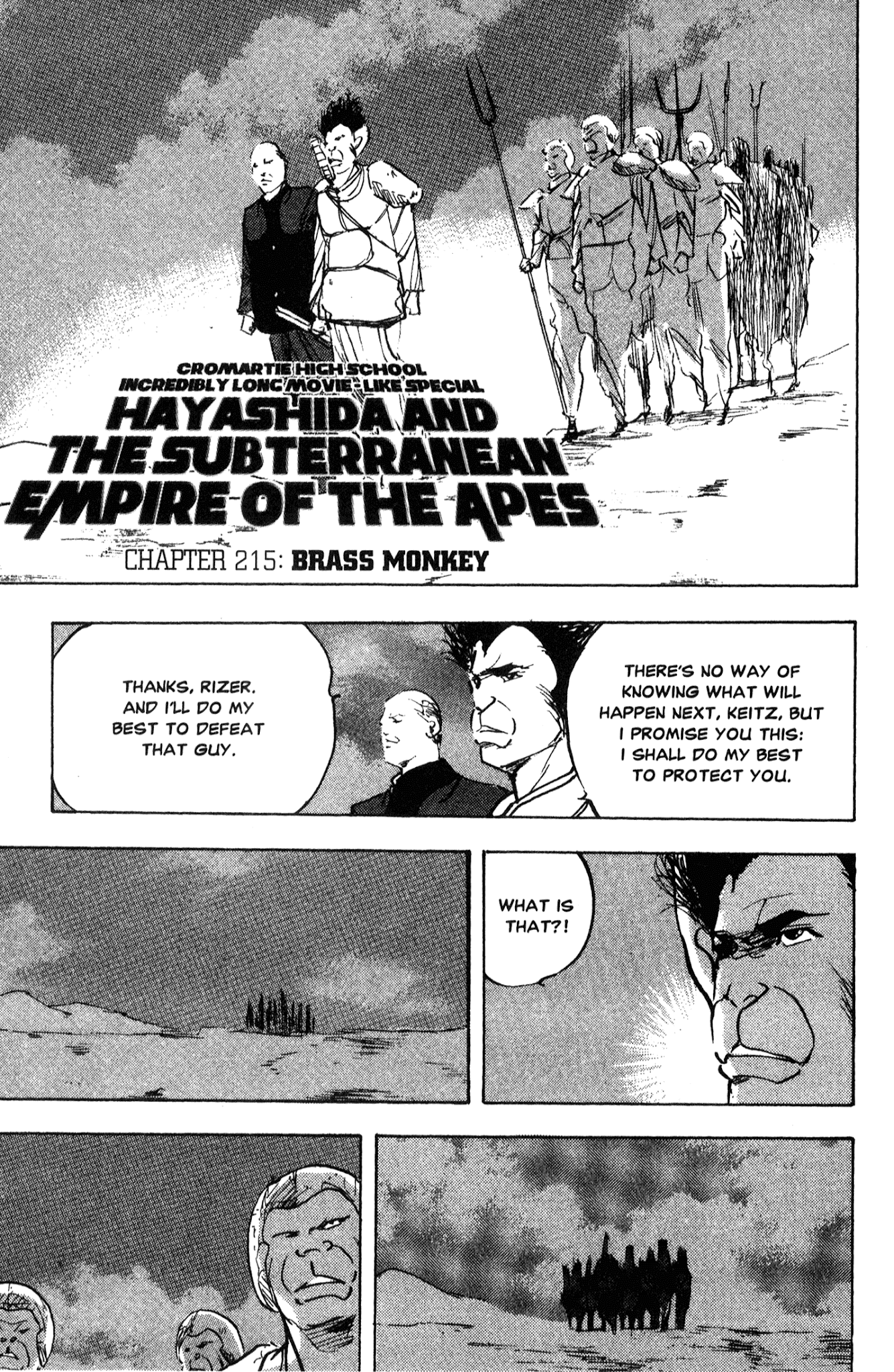 Sakigake!! Cromartie Koukou Chapter 215 page 1 - Chapter 215: Brass Monkey