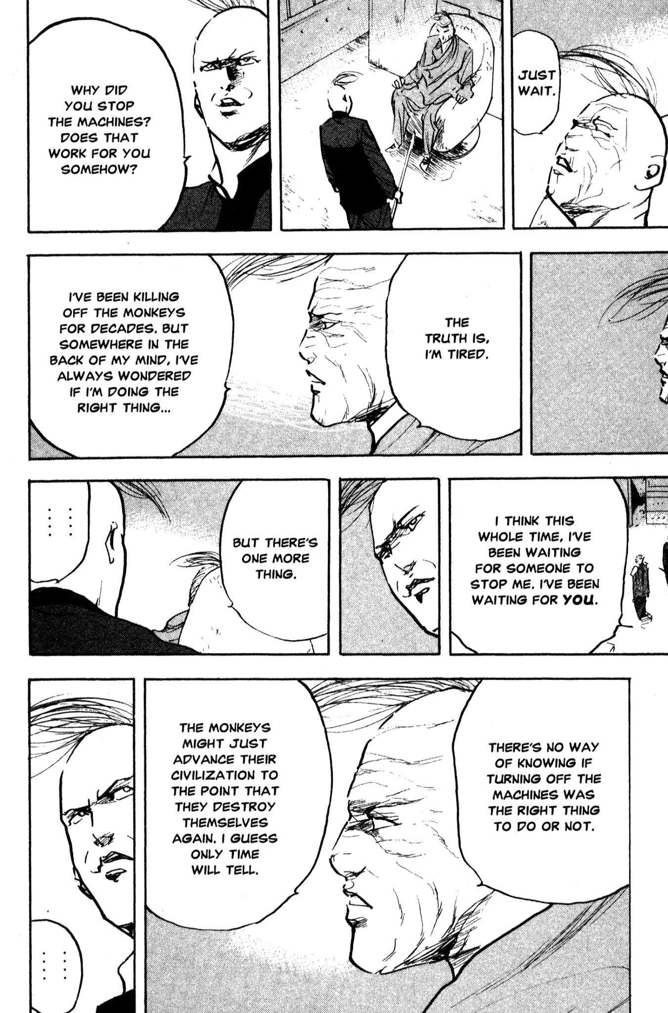 Sakigake!! Cromartie Koukou Chapter 217 page 4 - Chapter 217: Monkey Changes Everything