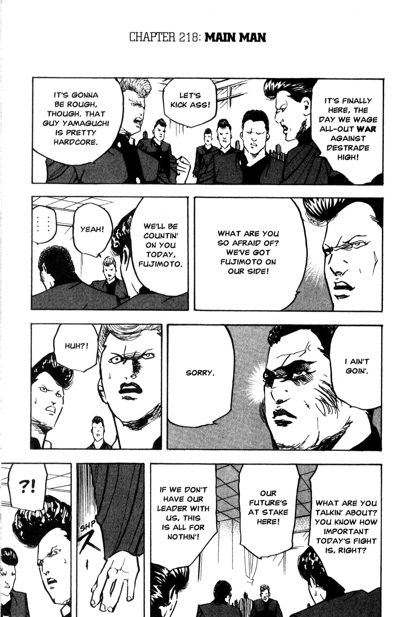 Sakigake!! Cromartie Koukou Chapter 218 page 1 - Chapter 218: Main Man