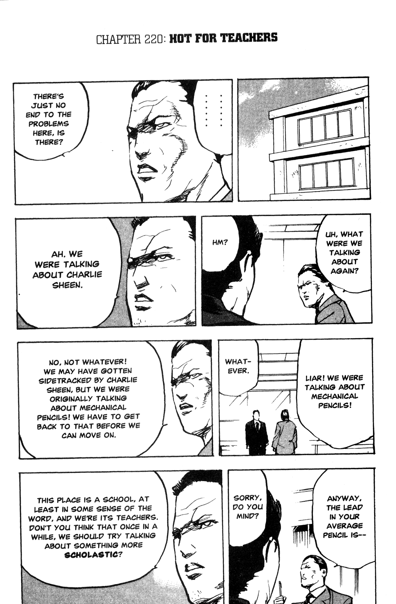 Sakigake!! Cromartie Koukou Chapter 220 page 1 - Chapter 220: Hot For Teachers