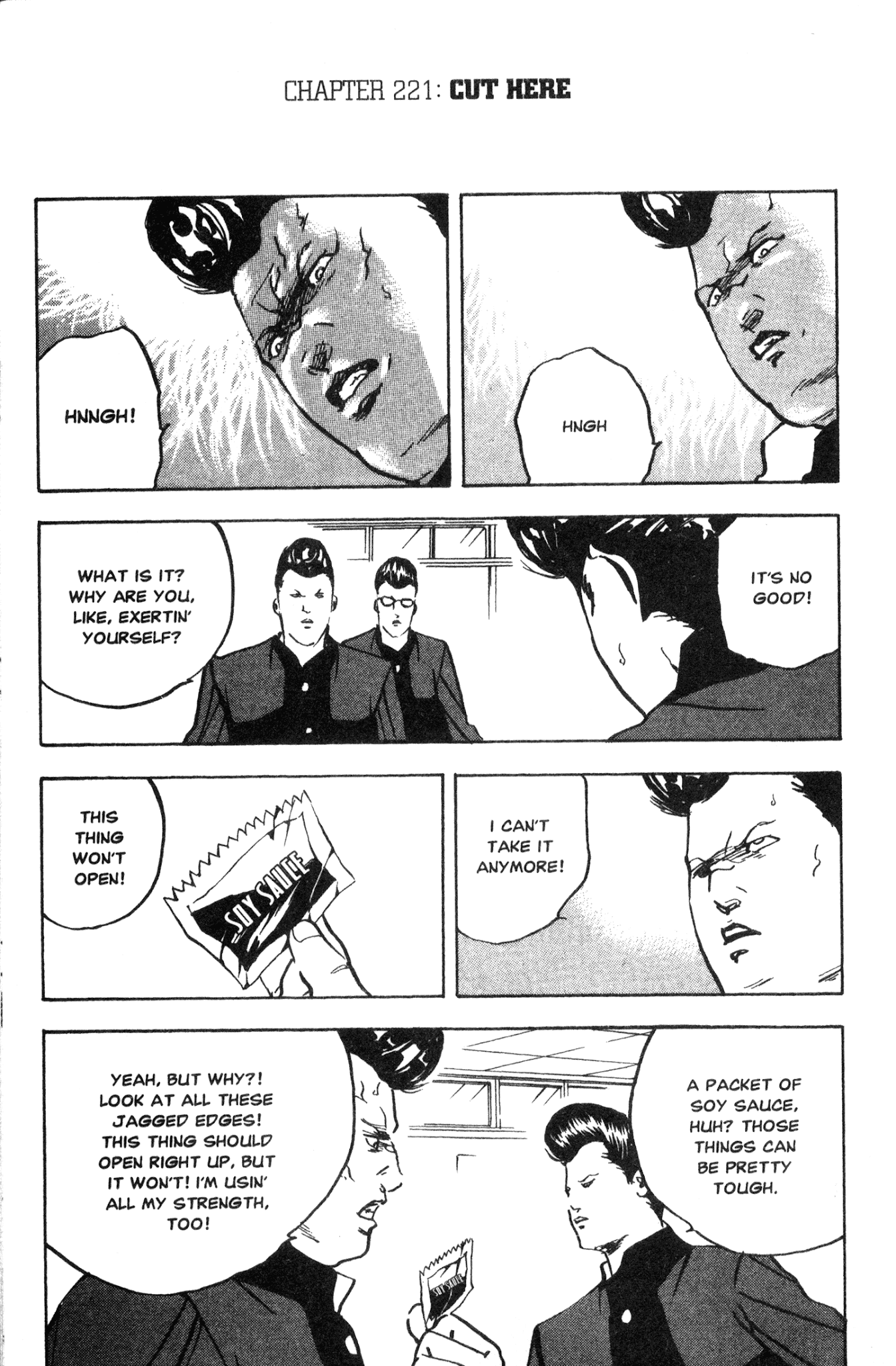 Sakigake!! Cromartie Koukou Chapter 221 page 1 - Chapter 221: Cut Here