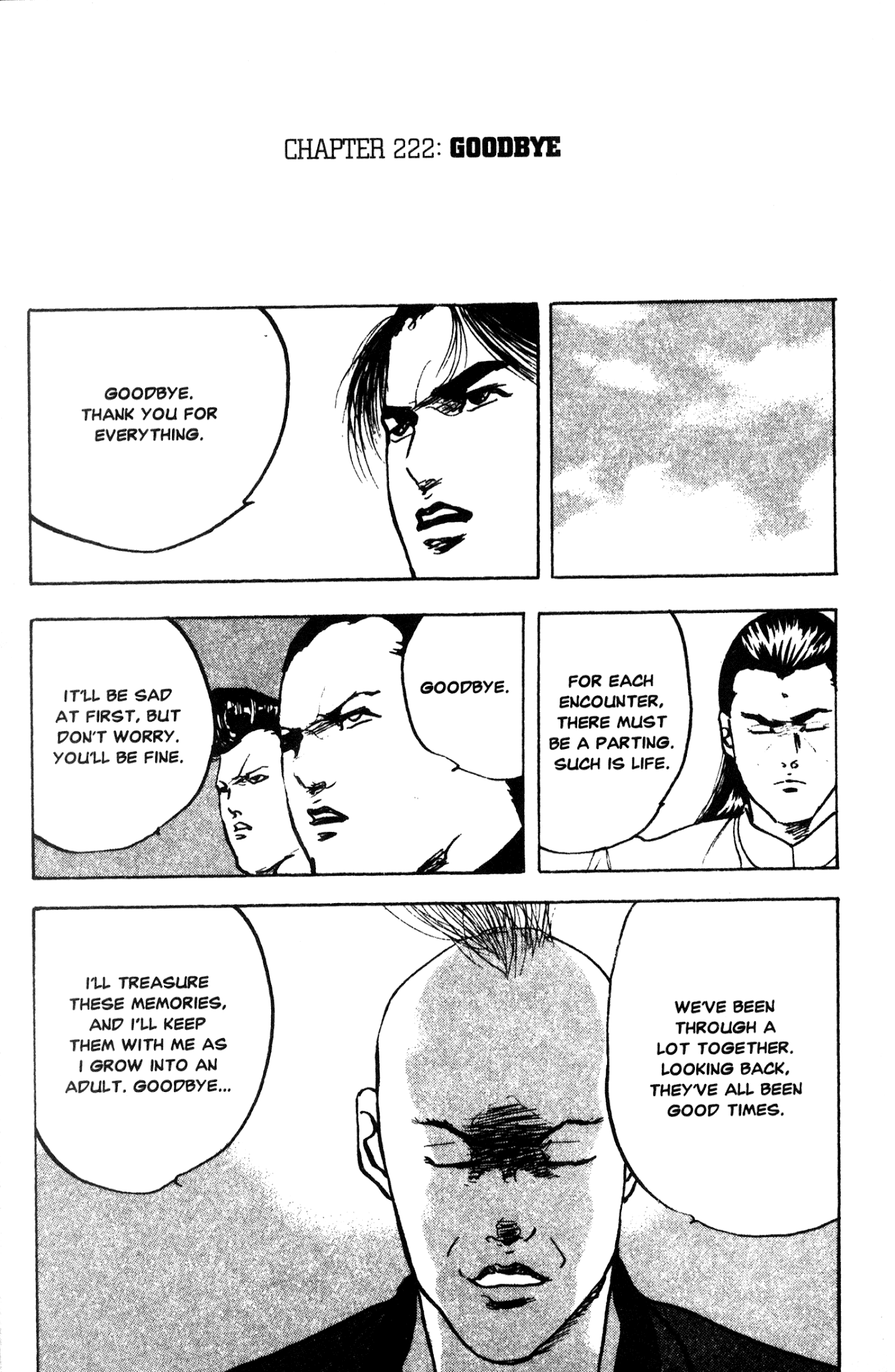 Sakigake!! Cromartie Koukou Chapter 222 page 1 - Chapter 222: Goodbye