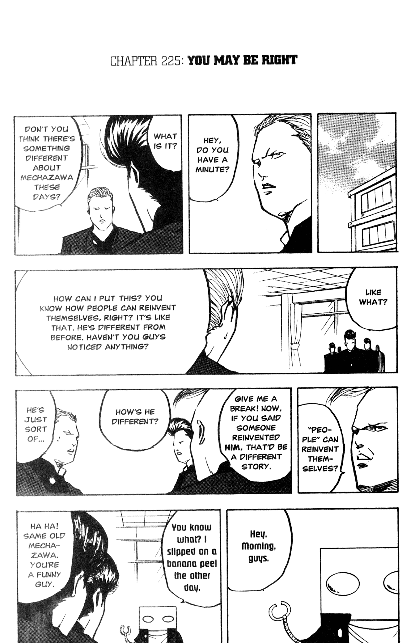 Sakigake!! Cromartie Koukou Chapter 225 page 1 - Chapter 225: You May Be Right